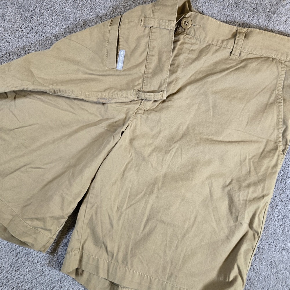Columbia Khaki Cargo Shorts Performance Outdoor Gear Mens Size 38